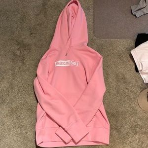 Pink American eagle hoodie